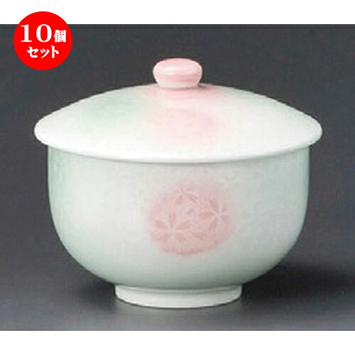 10個セット ☆ 蓋付煎茶 ☆ 春爛漫蓋付煎茶 [ 87 x 80mm ] | 湯呑 湯のみ せん茶 千茶 一服 人気 おすすめ 食器 業務用 飲食店 カフェ うつわ 器 おしゃれ かわいい ギフト プレゼント 引き出物 誕生日 贈り物 贈答品 食器セット｜せともの本舗