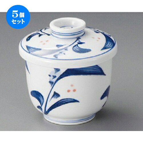 5個セット むし碗 / 清里京型むし碗 [ 75 x 84mm ] | 茶碗蒸し ちゃわんむし 蒸し器 寿司屋 碗 むし碗 食器 業務用 飲食店 おしゃれ かわいい ギフト プレゼント 引き出物 誕生日 贈り物 贈答品 食器セット