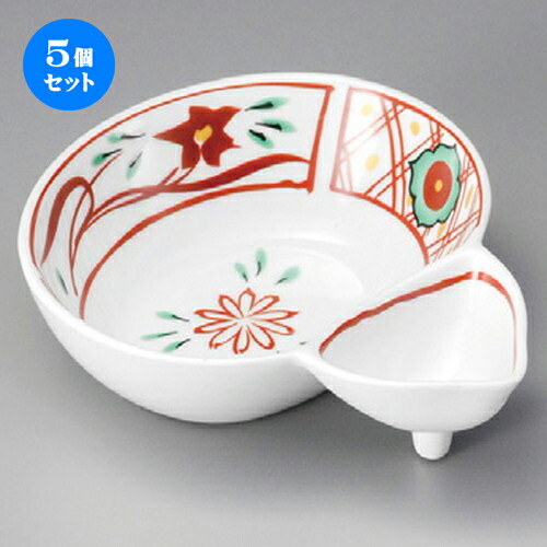 5個セット ☆ 松花堂 ☆ 万暦ひさご仕切鉢 [ 130 x 110 x 35mm ] | 弁当 小鉢 豆皿 幕ノ内 人気 おすすめ 食器 業務用 飲食店 カフェ うつわ 器 おしゃれ かわいい ギフト プレゼント 引き出物 誕生日 贈り物 贈答品 食器セット 6,135円