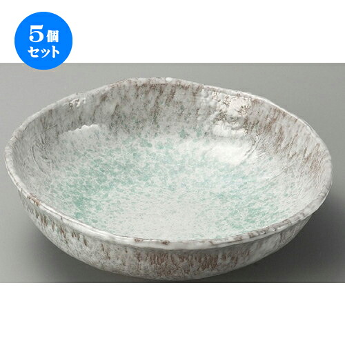 5個セット☆ 萬古焼大皿 ☆ 青釉10.0盛鉢 [ 295 x 85mm ] | 盛り鉢 盛鉢 万能 取り鉢 おすすめ 食器 業務用 飲食店 カフェ うつわ 器 おしゃれ かわいい お洒落 可愛い おしゃれ かわいい お洒落 可愛い 食器セット