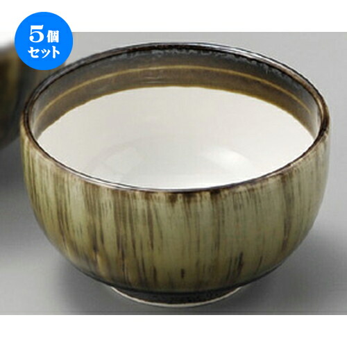 5個セット☆ 丼 ☆ 掻落織部4.0多用碗 [ 125 x 74mm ] | 多用丼 サラダ 麺類 スープ 食器 業務用 飲食店 カフェ うつわ 器 おしゃれ かわいい お洒落 可愛い ギフト プレゼント 引き出物 内祝い 結婚祝い 誕生日 贈り物 贈答品 おすすめ 食器セット｜せともの本舗 14,815円