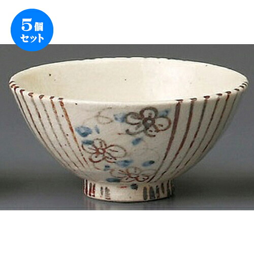 5個セット☆ 飯碗 ☆ 織部間取花和茶碗 [ 125 x 60mm ] | ちゃわん お茶碗 飯碗 ご飯茶碗 白米 人気 おすすめ 食器 業務用 飲食店 カフェ うつわ 器 おしゃれ かわいい ギフト プレゼント 引き出物 誕生日 贈り物 贈答品 食器セット｜せともの本舗 13,976円