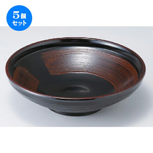 大人気新品 5個セット 汁椀 A 越前鉢 ハケ目一筆8 5寸 265 X 78mm 漆器 汁椀 お椀 スープ 日本食 パーティ おすすめ 人気 食器 業務用 飲食店 カフェ うつわ 器 おしゃれ かわいい お洒落 ギフト プレゼント 引き出物