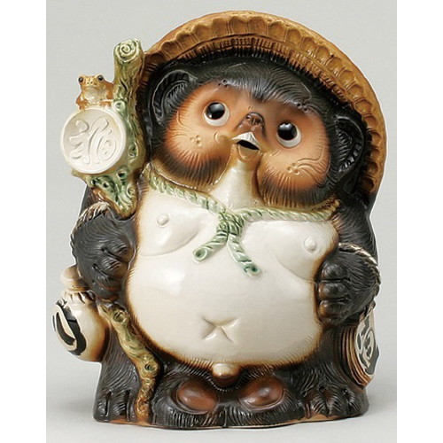 楽天市場】たぬき 木彫り 置物【匠の木彫り たぬき 】 狸 の 木彫り