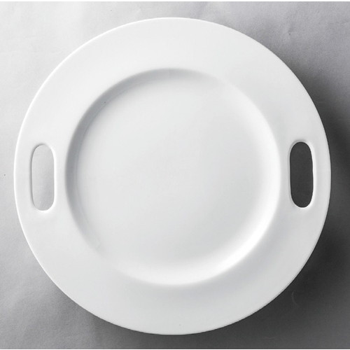☆ 洋食器 ☆ 白30cm穴明プレート [ 300 x 25mm ] | 大皿 プレート パーティ 人気 おすすめ 食器 洋食器 業務用 飲食店 カフェ うつわ 器 おしゃれ かわいい ギフト プレゼント 引き出物 誕生日 贈り物 贈答品 自宅用 大きい