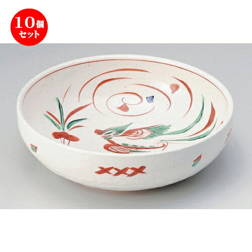 10個セット ☆ 盛鉢 ☆花鳥粉引8.0盛鉢 [ 25 x 7.5cm 1269g ] | 盛り鉢 盛鉢 万能 取り鉢 おすすめ 食器 業務用 飲食店 カフェ うつわ 器 おしゃれ かわいい お洒落 可愛い おしゃれ かわいい お洒落 可愛い 食器セット｜せともの本舗