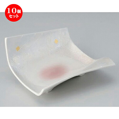 10個セット☆ 向付 ☆ラスターピンク吹ウエーブ6寸向付 [ 18.5 x 18 x 9.3cm 495g ] | 和食器 鉢 小鉢 ボウル 浅鉢 料亭 ホテル 食器 業務用 飲食店 カフェ うつわ 器 おしゃれ かわいい ギフト プレゼント 内祝い 誕生日 贈り物 贈答品 おすすめ 食器セット
