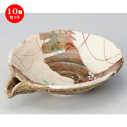 10個セット☆ 向付 ☆粉引流若葉片口鉢 [ 20 x 17 x 5cm 390g ] | 和食器 鉢 小鉢 ボウル 浅鉢 料亭 ホテル 食器 業務用 飲食店 カフェ うつわ 器 おしゃれ かわいい ギフト プレゼント 内祝い 誕生日 贈り物 贈答品 おすすめ 食器セット