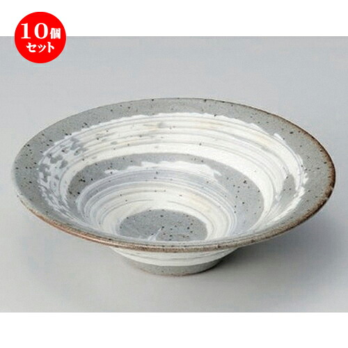 10個セット☆ 向付 ☆粉引刷毛反向付 [ 18.5 x 5.5cm 380g ] | 和食器 鉢 小鉢 ボウル 浅鉢 料亭 ホテル 食器 業務用 飲食店 カフェ うつわ 器 おしゃれ かわいい ギフト プレゼント 内祝い 誕生日 贈り物 贈答品 おすすめ 食器セット｜せともの本舗