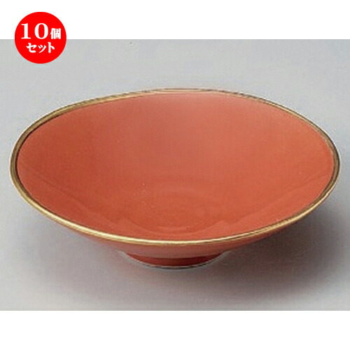 10個セット☆ 中鉢 ☆四釉金小鉢 (赤) [ 15.5 x 4.5cm 210g ] | 中鉢 盛鉢 取り鉢 ボウル 中 おすすめ 人気 食器 業務用 飲食店 カフェ うつわ 器 おしゃれ かわいい お洒落 ギフト プレゼント 引き出物 内祝い 結婚祝い 誕生日 贈り物 贈答品 食器セット 25,773円