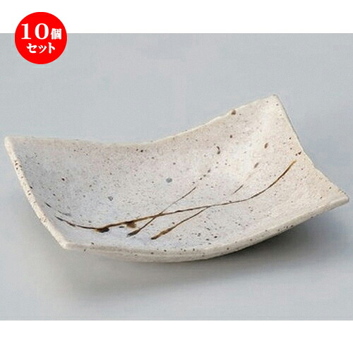 10個仕掛ける☆ 向付 ☆砂糖菓子流し6.0反長角皿 [ 18 x 13 x 4.4糎 350g ] | 和食器 鉢 小鉢 どんぶり鉢 浅鉢 食べ物屋 泊まり 食器 お役目用 飲食店 喫茶店 うつわ 器 今めかしい 可愛らしい 差し上げ物 差し上げ物 内祝い 生まれ落ちる日 差し上げ物 譲りわたす品 おすすめ 食器仕掛ける
