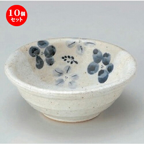 10個セット☆ 組小鉢 ☆藍花3.5鉢 [ 10.5 x 4.5cm 180g ] | 小鉢 小 小さい 鉢 ボウル 万能 人気 おすすめ 食器 業務用 飲食店 カフェ うつわ 器 おしゃれ かわいい ギフト プレゼント内祝い 結婚祝い 誕生日 贈り物 贈答品 食器セット｜せともの本舗