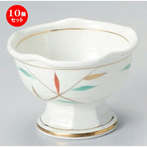 10個セット☆ 小付 ☆金彩アシ高台小鉢小 [ 9 x 6.3cm 140g ] | 和食器 鉢 小鉢 ボウル 料亭 ホテル 食器 業務用 飲食店 カフェ うつわ 器 おしゃれ かわいい ギフト プレゼント 内祝い 誕生日 贈り物 贈答品 おすすめ 食器セット｜せともの本舗 27,104円