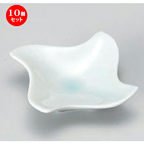 10個セット☆ 珍味 ☆バード (青白) バターンレスト [ 5.5 x 5.5 x 2cm 33g ] | 珍味 小付け 小鉢 小皿 お漬物 薬味入れ おすすめ 人気 食器 業務用 飲食店 カフェ うつわ 器 おしゃれ かわいい お洒落 可愛い ギフト プレゼント 食器セット｜せともの本舗