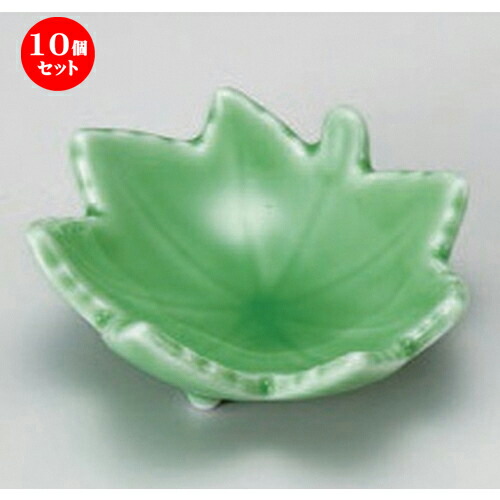10個セット☆ 珍味 ☆ヒワ楓型珍味 [ 7.3 x 7 x 3cm 48g ] | 珍味 小付け 小鉢 小皿 お漬物 薬味入れ おすすめ 人気 食器 業務用 飲食店 カフェ うつわ 器 おしゃれ かわいい お洒落 可愛い ギフト プレゼント 引き出物 内祝い 結婚祝い 誕生日 贈り物 贈答品 食器セット