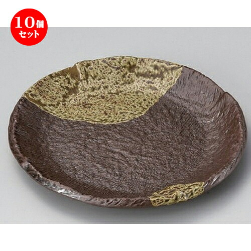10個セット☆ 丸皿 ☆南蛮6.0丸皿 [ 18.5 x 2cm 450g ] | 中皿 デザート皿 取り皿 人気 食器 業務用 飲食店 カフェ ホテル SNS 内祝い ギフト パーティ 引き出物 SNS 食器セット｜せともの本舗