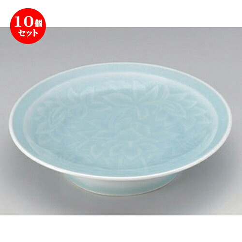 10個セット☆ フルーツ皿 ☆青白滋唐草高浜5.0皿 [ 16.3 x 4cm 335g ] | 中皿 デザート皿 取り皿 人気 食器 業務用 飲食店 カフェ ホテル SNS 内祝い ギフト パーティ 引き出物 SNS 食器セット