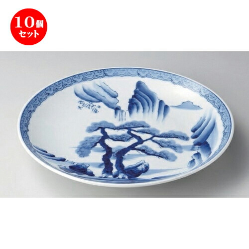 楽天市場】5個セット有田焼大皿 山水12号皿（有田焼） [ 36.8 x 5.5cm