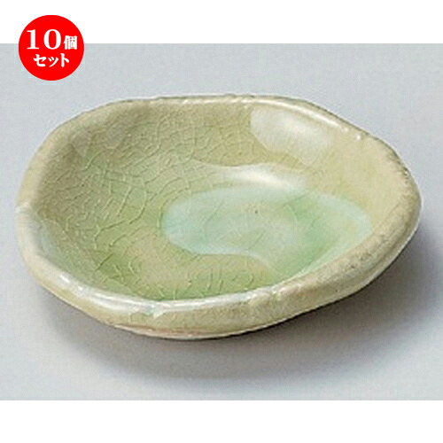 10個セット☆ 小皿 ☆彩リ (グリーン) 小皿 [ 10 x 9.5 x 2.3cm 130g ] | 人気 おすすめ 食器 洋食器 業務用 飲食店 カフェ うつわ 器 おしゃれ かわいい ギフト プレゼント 誕生日 食器セット