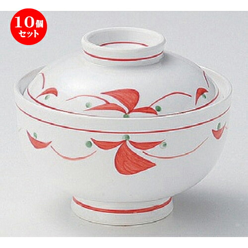 10個仕掛ける☆ 円御菓子碗 ☆赤絵ツナギ円御菓子碗 [ 12.2 x 10糎 430g ] | 煮物 食べ物屋 はたご屋 煮炊き 碗 一般受け おすすめ 食器 お役目用 飲食店 喫茶店 うつわ 器 今めかしい 可愛らしい 差し上げ物 差し上げ物 差し上げ物 生まれ落ちる日 差し上げ物 譲りわたす品 食器仕掛ける