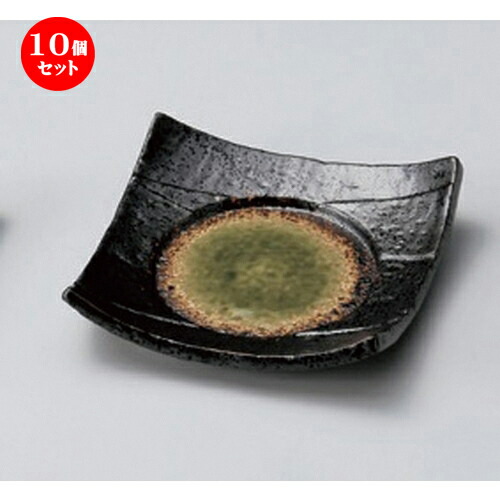 10個仕掛ける☆ 松花堂 ☆鉄仙花ヒワ松花堂四方皿 [ 11.2 x 2.5糎 166g ] | 一般受け おすすめ 食器 洋食器 お役目用 飲食店 喫茶店 うつわ 器 今めかしい 可愛らしい 差し上げ物 差し上げ物 生まれ落ちる日 食器仕掛ける