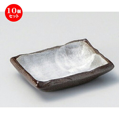 10個仕掛ける☆ 小皿 ☆備前風志野長角小皿 [ 9 x 6.7糎 100g ] | 一般受け おすすめ 食器 洋食器 御役目用 飲食店 喫茶店 うつわ 器 かっこ良い 愛くるしげ 差し上げ物 差し上げ物 生まれ落ちる日 食器仕掛ける キッチン用品・食器・調理器具-食器・カトラリー・グラス