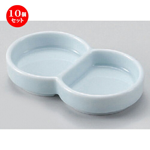 10個仕掛ける☆ 中仕切り皿 ☆丸型 青磁二品皿 [ 10.6 x 6.3 x 1.9糎 110g ] | 一般受け おすすめ 食器 洋食器 お役目用 飲食店 喫茶店 うつわ 器 今めかしい 可愛らしい 差し上げ物 差し上げ物 生まれ落ちる日 食器仕掛ける