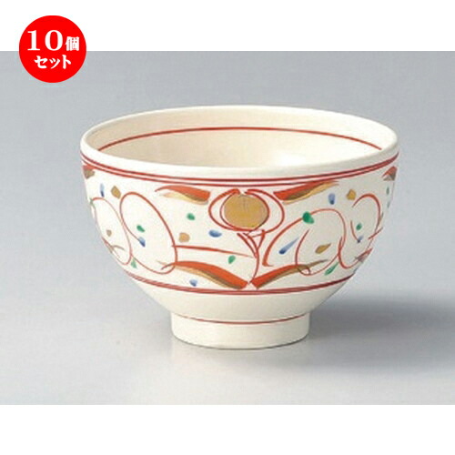 10個書き割り☆ 多用碗 ☆赤絵華紋4.0丼 [ 12.4 x 7.7糎 300g ] | 多用丼 サラダ菜 バーミセリ 吸いもの 食器 お役目用 飲食店 喫茶店 うつわ 器 今めかしい 愛くるしげ 御洒落 好いたらしい 差し上げ物 差し上げ物 差し上げ物 内祝い 一緒になる祝い事 生まれ落ちる日 差し上げ物 呉れて遣る品 おすすめ 食器書き割り