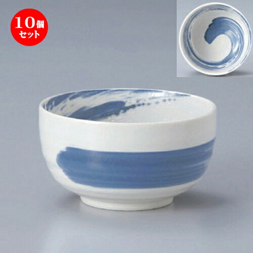 10個セット☆ 多用碗 ☆粉引青流多用碗 [ 13 x 7cm 345g ] | 多用丼 サラダ 麺類 スープ 食器 業務用 飲食店 カフェ うつわ 器 おしゃれ かわいい お洒落 可愛い ギフト プレゼント 引き出物 内祝い 結婚祝い 誕生日 贈り物 贈答品 おすすめ 食器セット