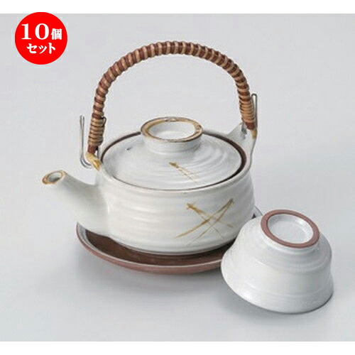 10個セット白松葉切立土瓶むし [ 10.5 x 5.3cm (250cc) 440g ] | 土瓶蒸し 土瓶むし 松茸 マツタケ 料亭 人気 おすすめ 食器 業務用 飲食店 カフェ うつわ 器 おしゃれ かわいい ギフト プレゼント 誕生日 贈り物 贈答品 食器セット｜せともの本舗
