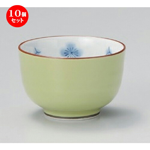 10個セット☆ 有田焼煎茶 ☆緑彩幸梅仙茶 [ 8 x 5.5cm (150cc) 110g ] | 湯呑 湯のみ せん茶 千茶 一服 人気 おすすめ 食器 業務用 飲食店 カフェ うつわ 器 おしゃれ かわいい ギフト プレゼント 引き出物 誕生日 贈り物 贈答品 食器セット