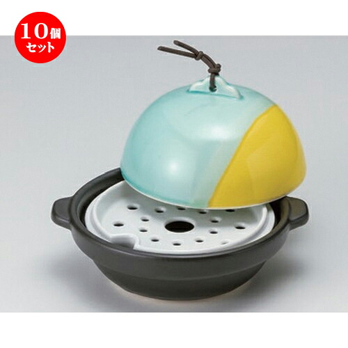 10個仕掛ける☆ 会席鍋 ☆山海学生寄宿舎型鍋･蒸シ器 (目皿付) [ 18 x 16 x 13糎 910g ] | 一般受け おすすめ 食器 洋食器 御役目用 飲食店 喫茶店 うつわ 器 今めかしい 愛くるしげ 差し上げ物 差し上げ物 生まれ落ちる日 食器仕掛ける