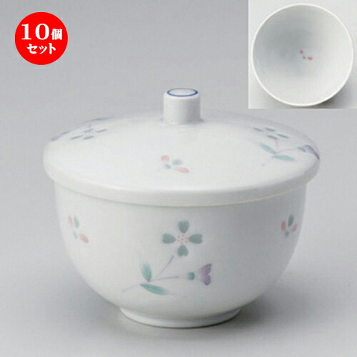 10個セット☆ 蓋付煎茶 ☆ホタルつゆ草蓋付汲出 [ 9.5 x 7.5cm (170cc) 130g ] | 湯呑 湯のみ せん茶 千茶 一服 人気 おすすめ 食器 業務用 飲食店 カフェ うつわ 器 おしゃれ かわいい ギフト プレゼント 引き出物 誕生日 贈り物 贈答品 食器セット