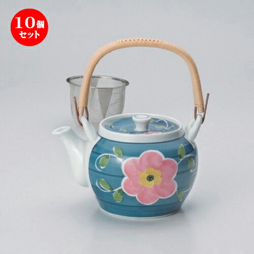 10個セット 有田焼土瓶 /唐草花U付10号土瓶 [ 1900cc 870g ] | ポット 急須 土瓶 お茶 大きい 一服 まったり 人気 おすすめ 食器 業務用 飲食店 カフェ うつわ 器 おしゃれ かわいい ギフト プレゼント 引き出物 誕生日 贈り物 贈答品 食器セット 66,550円