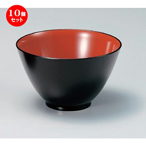 10個セット 5.3寸ﾗｯｸﾎﾞｰﾙ 新溜内朱 [ 15.8 x 9.5cm (1000cc) 130g ] | 汁椀 お椀 スープ 日本食 パーティ おすすめ 人気 食器 業務用 飲食店 カフェ うつわ 器 おしゃれ かわいい お洒落 ギフト プレゼント 引き出物 内祝い 結婚祝い 誕生日 贈り物 贈答品｜せともの本舗