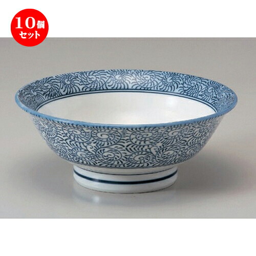 10個セット☆ ラーメン鉢 ☆唐草7.0高台丼 [ 21.3 x 8.4cm 837g ] | 丼 丼ぶり どんぶり ラーメン チャーハン 人気 おすすめ 食器 中華 飯店 中華食器 業務用 飲食店 カフェ うつわ 器 おしゃれ かわいい ギフト プレゼント 引き出物 誕生日 贈り物 贈答品 食器セット