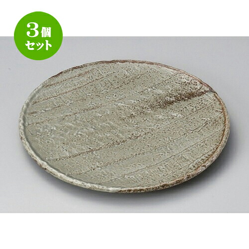 3個セット☆ 丸皿 ☆越前8.0皿 [ 25 x 2.1cm 840g ] | 大きい お皿 大皿 盛り皿 盛皿 人気 おすすめ パスタ皿 パーティー 食器 業務用 飲食店 カフェ うつわ 器 ギフト プレゼント誕生日 贈り物 贈答品 おしゃれ かわいい 食器セット｜せともの本舗