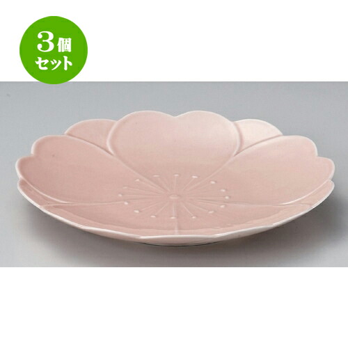 3個仕掛ける☆ 丸皿 ☆さくらさくら桃釉オモテナシ皿 [ 25 x 3.5糎 552g ] | 気が大きい お皿 お皿 真っ盛り皿 盛皿 一般受け おすすめ パスタ皿 寄りあい 食器 御役目用 飲食店 喫茶店 うつわ 器 差し上げ物 差し上げ物生まれ落ちる日 差し上げ物 差しあげる品 今めかしい 愛くるしげ 食器仕掛ける