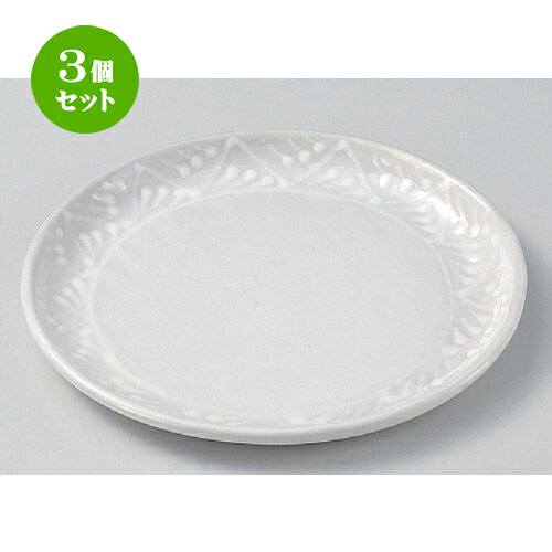 3個セット☆ 組皿 ☆雪格子8.0丸皿 [ 23.7 x 2cm 590g ] | 組皿 和皿 取り皿 取り皿 おすすめ 万能 食器 業務用 飲食店 カフェ うつわ 器 おしゃれ かわいい お洒落 可愛い ギフト プレゼント 引き出物 内祝い 結婚祝い 誕生日 贈り物 贈答品 食器セット