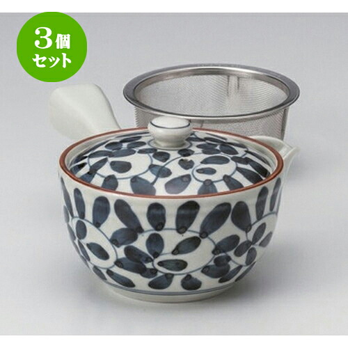 3個セット 有田焼急須 /タコ唐草U付雀口中急須250cc 337g ] | ポット 急須 きゅうす 土瓶 お茶 一服 まったり 人気 おすすめ 食器 業務用 飲食店 カフェ うつわ 器 おしゃれ かわいい ギフト プレゼント 引き出物 誕生日 贈り物 贈答品 食器セット