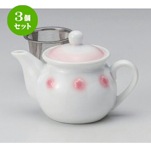 3個セット☆ ポット ☆紅梅ポット [ 10 x 10cm (350cc) 270g ] | 人気 おすすめ 食器 洋食器 業務用 飲食店 カフェ うつわ 器 おしゃれ かわいい ギフト プレゼント 誕生日 食器セット 4,639円