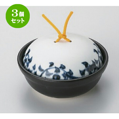 3個セット☆ 会席鍋 ☆染付タコ唐草会席鍋 (大) [ 15.8 x 8.6cm 640g ] | 人気 おすすめ 食器 洋食器 業務用 飲食店 カフェ うつわ 器 おしゃれ かわいい ギフト プレゼント 誕生日 食器セット