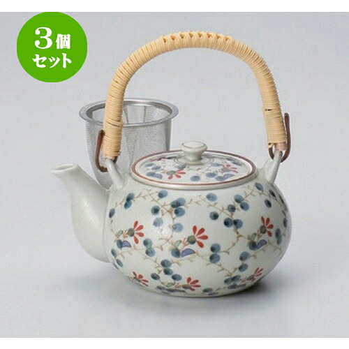 3個仕掛ける 有田焼土瓶 /錦顕花植物MS4号土瓶 [ 12.5 x 9.5糎 (500竓) 360g ] | ポット 急須 土瓶 茶の葉 気が大きい 薬の１回分 まったり 一般受け おすすめ 食器 御役目用 飲食店 喫茶店 うつわ 器 今めかしい 愛くるしげ 差し上げ物 差し上げ物 差し上げ物 生まれ落ちる日 差し上げ物 差しあげる品 食器仕掛ける