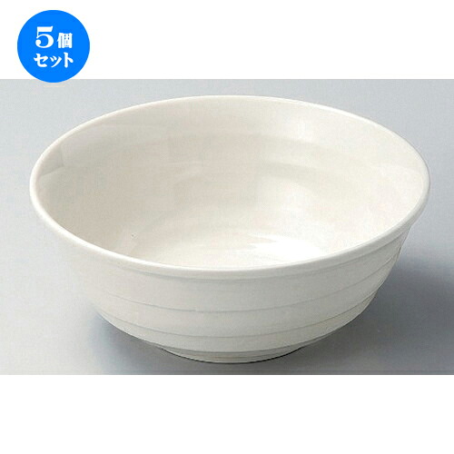 5個セット ☆ 盛鉢 ☆クリーム釉7.5鉢 [ 23 x 9.5cm 954g ] | 盛り鉢 盛鉢 万能 取り鉢 おすすめ 食器 業務用 飲食店 カフェ うつわ 器 おしゃれ かわいい お洒落 可愛い おしゃれ かわいい お洒落 可愛い 食器セット｜せともの本舗