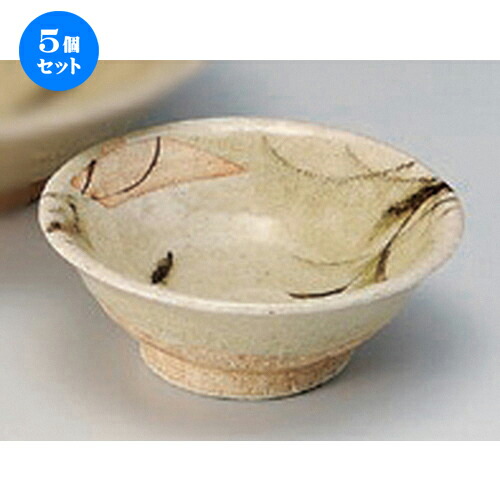 5個セット☆ 刺身 ☆黄灰釉草花紋千代久 [ 9 x 3.5cm 76g ] | 小鉢 小 小さい 鉢 ボウル 万能 人気 おすすめ 食器 業務用 飲食店 カフェ うつわ 器 おしゃれ かわいい ギフト プレゼント内祝い 結婚祝い 誕生日 贈り物 贈答品 食器セット