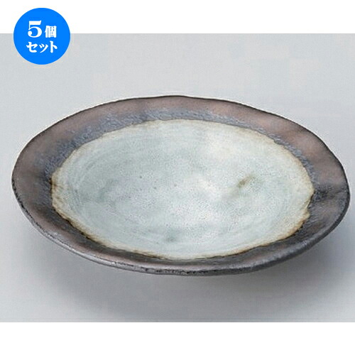 5個セット☆ 向付 ☆窯変金彩ストライプ7.0皿 [ 19.7 x 4.2cm 386g ] | 和食器 鉢 小鉢 ボウル 浅鉢 料亭 ホテル 食器 業務用 飲食店 カフェ うつわ 器 おしゃれ かわいい ギフト プレゼント 内祝い 誕生日 贈り物 贈答品 おすすめ 食器セット｜せともの本舗