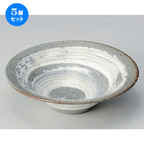 5個仕掛ける☆ 向付 ☆粉引刷毛反向付 [ 18.5 x 5.5糎 380g ] | 和食器 鉢 小鉢 どんぶり鉢 浅鉢 食べ物屋 泊まり 食器 御役目用 飲食店 喫茶店 うつわ 器 今めかしい 愛くるしげ 差し上げ物 差し上げ物 内祝い 生まれ落ちる日 差し上げ物 差しあげる品 おすすめ 食器仕掛ける