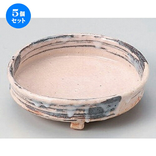 5個セット☆ 中鉢 ☆手びねり志野ピンク向付 [ 14 x 4.5cm 210g ] | 中鉢 盛鉢 取り鉢 ボウル 中 おすすめ 人気 食器 業務用 飲食店 カフェ うつわ 器 おしゃれ かわいい お洒落 ギフト プレゼント 引き出物 内祝い 結婚祝い 誕生日 贈り物 贈答品 食器セット｜せともの本舗