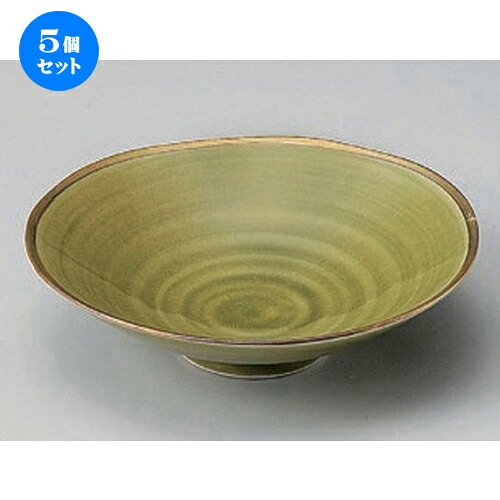 5個セット☆ 中鉢 ☆四釉金緑平小鉢 [ 15.5 x 4.5cm 210g ] | 中鉢 盛鉢 取り鉢 ボウル 中 おすすめ 人気 食器 業務用 飲食店 カフェ うつわ 器 おしゃれ かわいい お洒落 ギフト プレゼント 引き出物 内祝い 結婚祝い 誕生日 贈り物 贈答品 食器セット｜せともの本舗