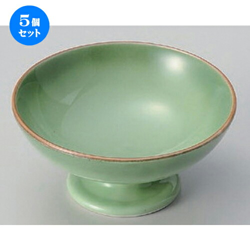 5個セット☆ 高台小鉢 ☆緑彩高台小鉢 [ 11.5 x 5.5cm 210g ] | 小鉢 小 小さい 鉢 ボウル 万能 人気 おすすめ 食器 業務用 飲食店 カフェ うつわ 器 おしゃれ かわいい ギフト プレゼント内祝い 結婚祝い 誕生日 贈り物 贈答品 食器セット 9,529円